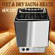 220v-380v 6kw Sauna Heater Stove Wet & Dry Stainless Steel External Control Us