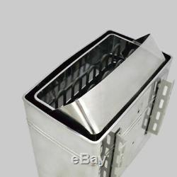 220V 9KW Stainless Steel Sauna Heater Stove External Digital Controller Wet &Dry
