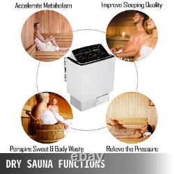 220V Electric Sauna Heater Adjustable Temp for Max. 317 Cubic Feet 6kw