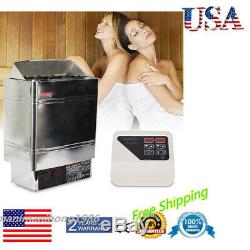 220V Residential 6KW Dry SPA Sauna Heater Stove External Controller Only 14KG US