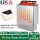 220v Sauna Heater 6/9kw Dry Steam Bath Sauna Heater Stove W External Controller