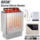 220v Sauna Heater Electric Stove 6kw With-wall Digital Panel Max. 319 Cu. Ft