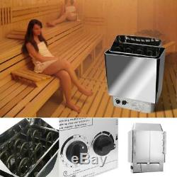 220V Single Phase 3KW Sauna Electric Heater Stove Wet & Dry Stainless Heavy Duty