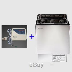 220V380V 9KW Wet & Dry Sauna Heater Stove External Control Stainless Steel