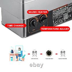 2KW Sauna Heater Wet&Dry Stove Commercial Home SPA Internal Controller US Stock