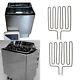 2pc 3kw Wet Dry Sauna Heater Certified Stove For Spa Sauna Room Stainless Steel