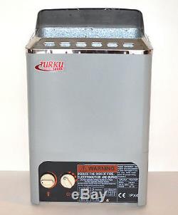 2kw 120v Compact Mini Type Wet&dry Turku Sauna Spa Heater Stove Built-in Contr