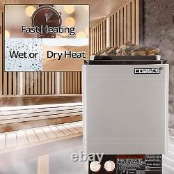 3 kW Stainless Steel Wet & Dry Spa Sauna Room Mini Heater Stove Inner Controller