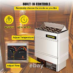 3KW Sauna Stove 240V Dry Sauna Heater Stove Internal Control Home Spa
