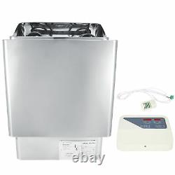 3KW Sauna Stove Heater With External Control Panel Steaming Room Bath Practical
