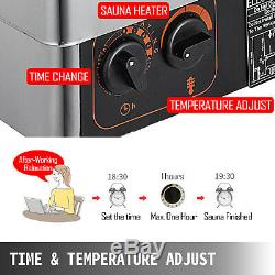 3KW Wet&Dry Sauna Heater Stove Internal Control Anti-rust Temperature 12