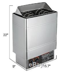 3KW Wet&Dry Sauna Heater Stove Internal Control Anti-rust Time Adjustable