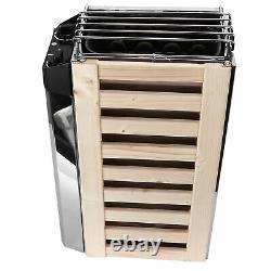 3KW Wet&Dry Sauna Heater Stove Internal Control Stainless Steel Spa Commercial