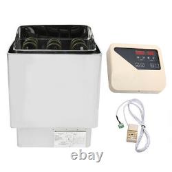 4.5KW 220V Stainless Steel Bathroom Heating Sauna Steam Engine Stove Heater GB