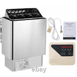 6/9kw 240v 357-459 Cu. Ft Wet Dry Sauna Heater Stove Con5 Digital Controller