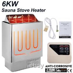 6 KW Sauna Heater Sauna Stove 220V-240V Electric Dry Steam Bath for Sauna Room