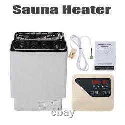 6 KW Sauna Heater Stove Dry Sauna Stove 220V External Control for Max. 317 cu. Ft