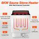 6 Kw Sauna Heater Stove Dry Sauna Stove With External Controller Fit Max. 319 Cu. Ft