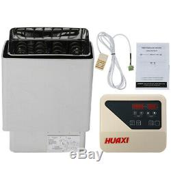 6KW 220V 3 Person Pro Wet Dry Sauna Heater Stove SPA External Digital Controller