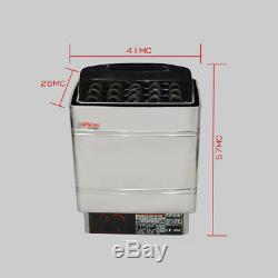 6KW 220V Electric Wet & Dry Sauna Heater Stove External Control Stainless Steel