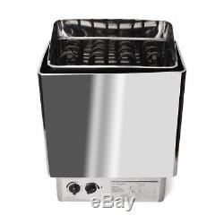 6KW 220V Electric Wet & Dry Stainless Steel Sauna Heater Stove Internal Control