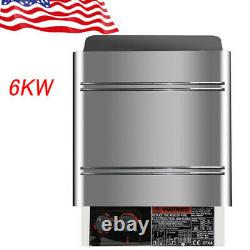 6KW 240V Sauna Heater Stove Dry Steam Bath Sauna Machine Safety Use USA