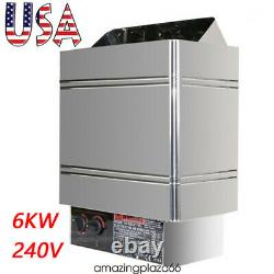 6KW 240V Sauna Heater Stove Sauna Stove Commercial/Home SPA Internal Control USA