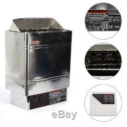 6KW 27A Dry Steam Bath Sauna Heater Stove with External Controller for 5-9m³ USA
