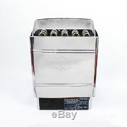 6KW Electric Sauna Heater Stove Wet Dry Stainless Steel Internal Control Spa