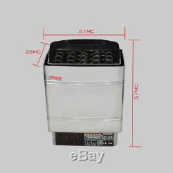 6KW Electric Wet&Dry Stainless Steel Sauna Heater Stove External Control 220V