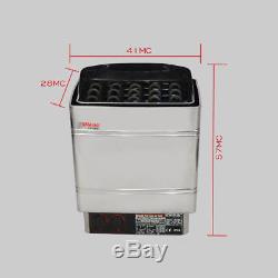 6KW Electric Wet&Dry Stainless Steel Sauna Heater Stove External Control 220VHOT