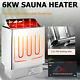 6kw Residential Stainless Steel Dry Sauna Heater Stove External Controller 220v