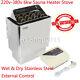 6kw Sauna Heater Stove 220v-380v Wet & Dry Stainless Steel Withexternal Control Uk