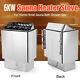 6kw Stainless Steel Dry Sauna Heater Stove External Controller Max. 317 Cu. Ft