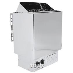 6KW Stainless Steel Internal Control Sauna Stove Heater For Steaming Room Bat US