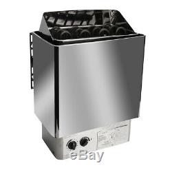 6KW Stainless Steel Sauna Heater Stove Wet Dry Steamer External Control
