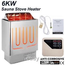 6KW Wet& Dry Sauna Heater Stove, Stainless Steel, Digital Control, Fast Shipping