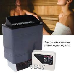 6KWith9KW Electric Sauna Heater Stove Stainless Steel Digital CON4 Controller