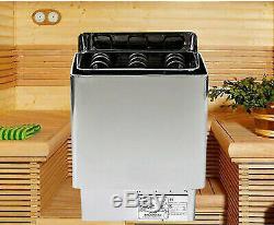 6kW 220V Stainless Steel Dry Sauna Heater Stove Spa With Outer Controller