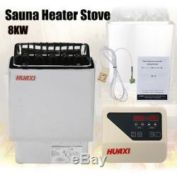 8KW Wet & Dry Sauna Heater Stove Stainless Steel For SPA + External