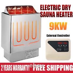 9KW 220V Electric Sauna Stove, Steam Bath Sauna Heater for Max. 460 Cubic Feet