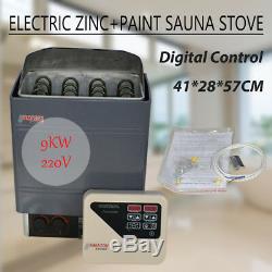 9KW 220V Sauna Heater Stove&External Digital Controller Galvanizing Cover Coat