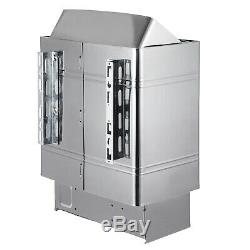 9KW 220V Stainless Steel Sauna Heater Stove&External Digital Controller Wet Dry