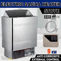 9KW 220V Wet & Dry Sauna Heater Stove Stainless Steel With Controller for Spa
