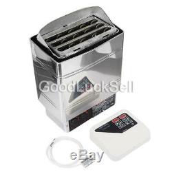 9KW Digital Sauna Heater Stove Wet & Dry Stainless Steel External Control 220V S