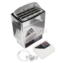 9KW Digital Sauna Heater Stove Wet & Dry Stainless Steel External Control Home