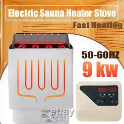 9KW Dry Sauna Heater, 220V Electric Sauna Heater, Sauna Bath for Max. 460 Cu. Ft