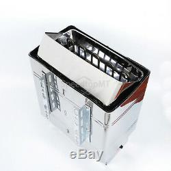9KW Electric Sauna Heater Stove Wet Dry Stainless Steel External Control Spa