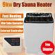 9kw Sauna Heater Stove 220v Dry Sauna Stove With External Control Max 460cu. Ft