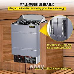 9KW Sauna Heater Stove Wet & Dry Stainless Steel Internal Control 220V SPA